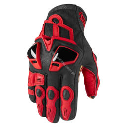 Rękawice ICON Hypersport Short Czerwone r. S-3XL