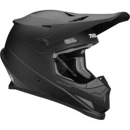 Kask Thor Sector Solid&Mosser Solid Black 